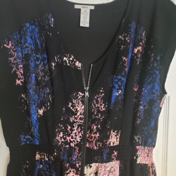 Bar III multiprint zipup dress - Picture 2 of 4